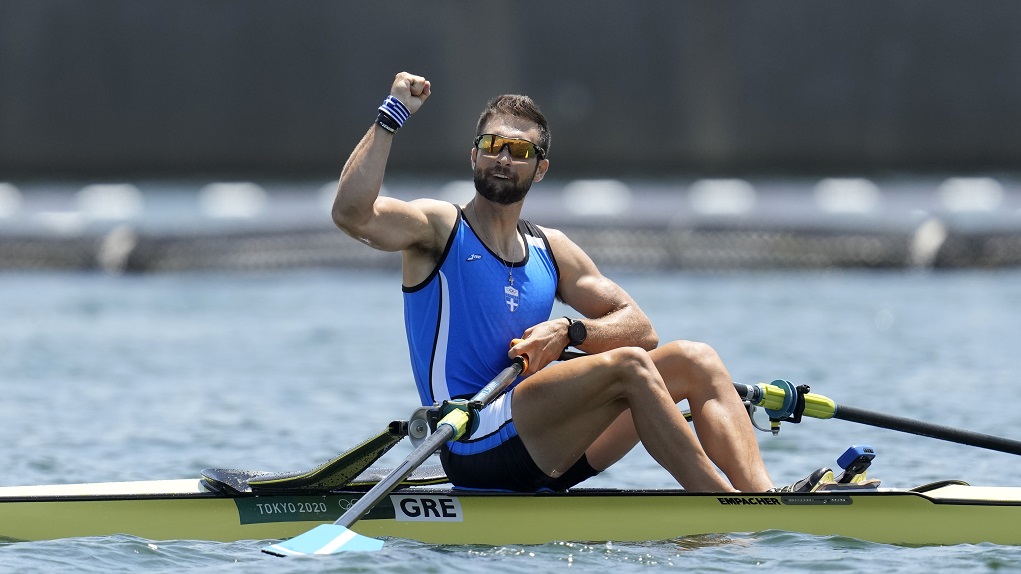 Greek rower Stefanos Ntouskos wins Olympics gold medal, breaks Olympic record