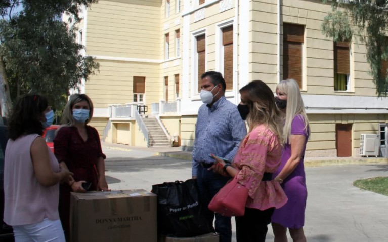 Στην παιδόπολη «Αγία Βαρβάρα» ο Γ. Στεργίου και στελέχη της ΝΔ