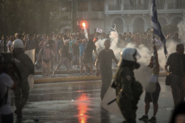 Προσαγωγές από τα επεισόδια στο Σύνταγμα