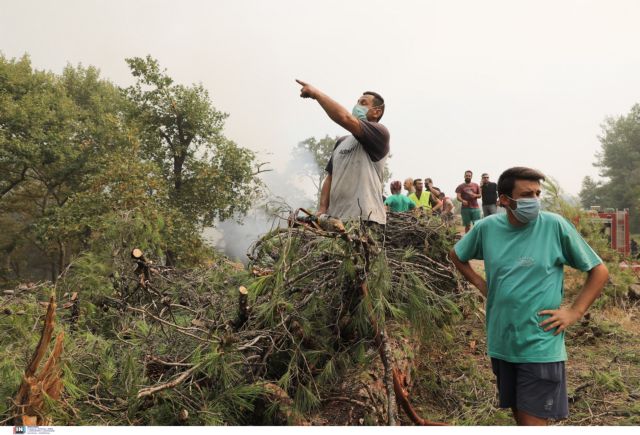 Στα 100 μέτρα από τις Κεχριές ξανά οι φλόγες στην Εύβοια – Σε κατάσταση εκτάκτου ανάγκης το χωριό Λίμνη