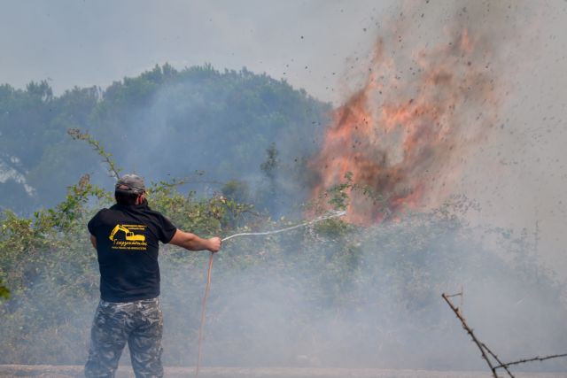 Φωτιές στη Μεσσηνία – Κραυγή αγωνίας από τους κατοίκους σε Διαβολίτσι και Καρνάσι