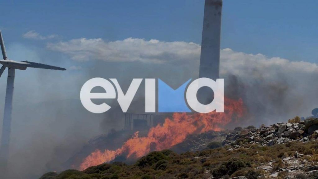 Φωτιά στην Εύβοια – Συναγερμός στα Μεσοχώρια – Εκκενώνονται χωριά
