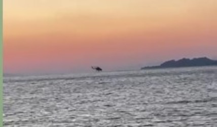 Το ERICSON ανεφοδιάζεται πριν την τελευταία ρίψη