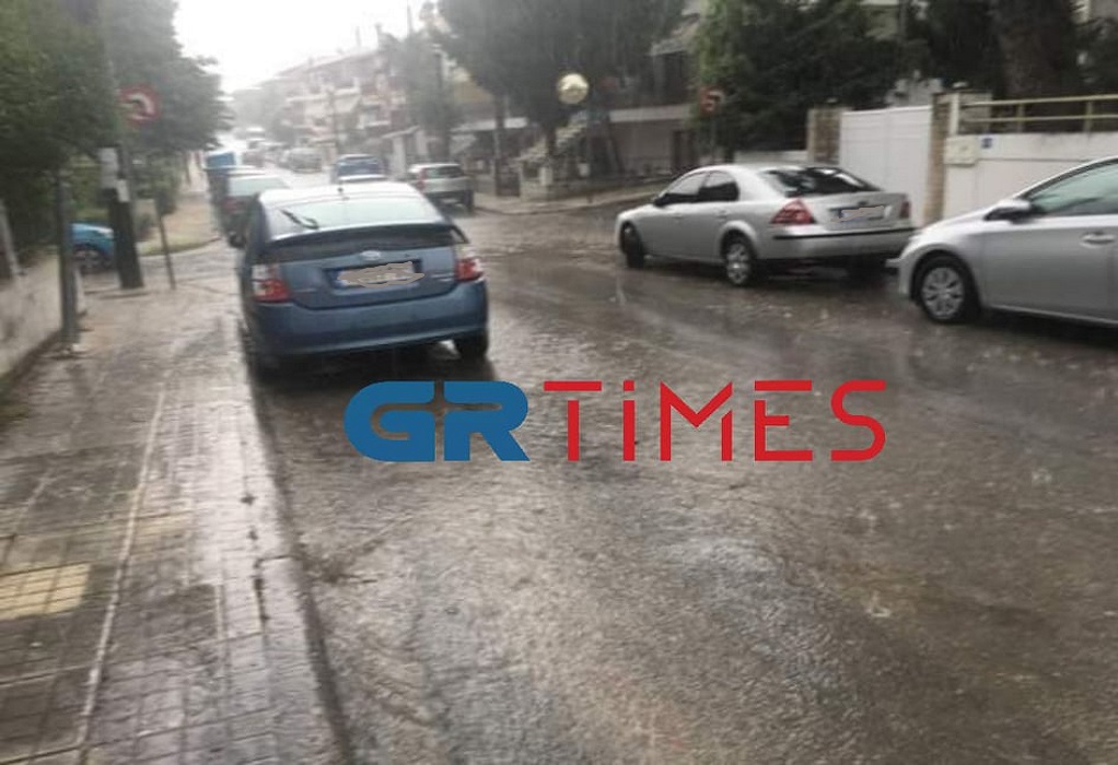 Θεσσαλονίκη – Δυνατό καλοκαιρινό μπουρίνι στο Ωραιόκαστρο