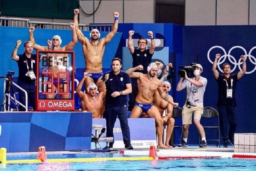 Αποθέωση για την εθνική ομάδα πόλο ανδρών στο «Ελ. Βενιζέλος»