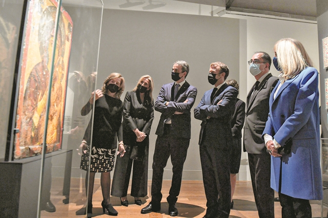 Εγκαίνια της ελληνογαλλικής έκθεσης στο Λούβρο