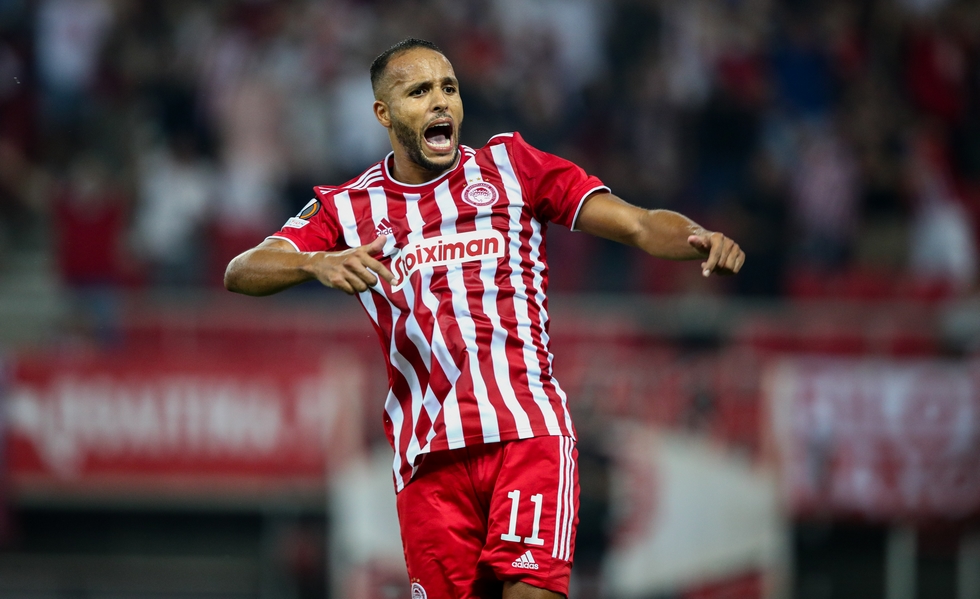 Ολυμπιακός-Αντβέρπ – Το γκολ του Ελ Αραμπί για το 1-0