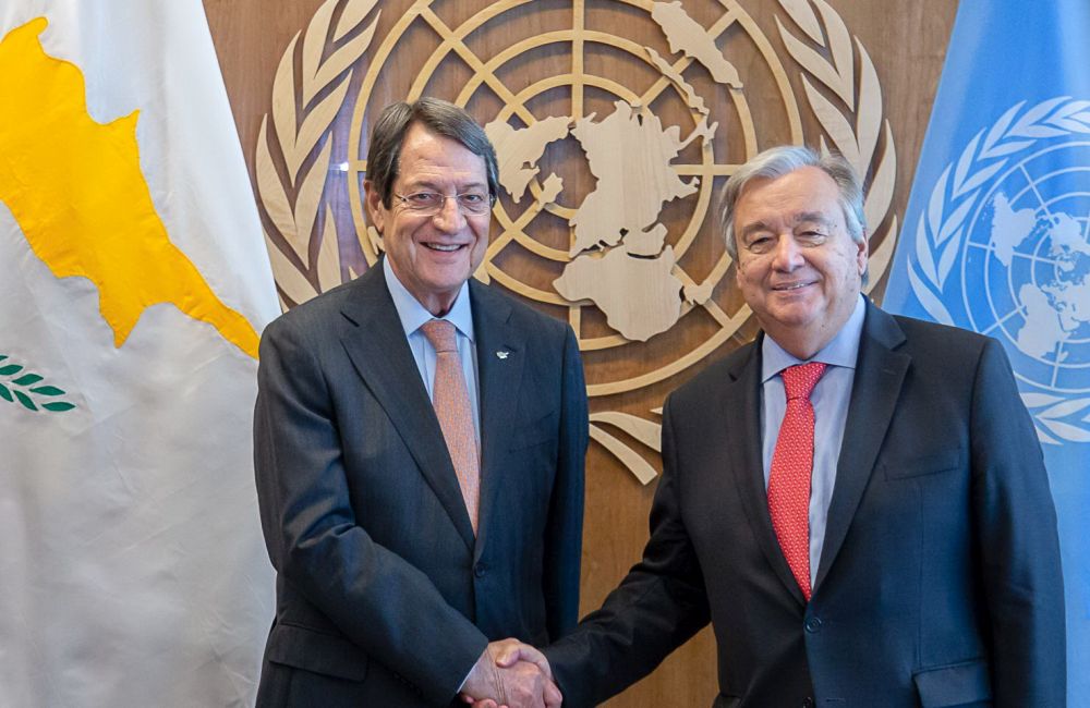 Κυπριακό – Με τον γγ του ΟΗΕ συναντάται σήμερα ο Νίκος Αναστασιάδης στη Νέα Υόρκη