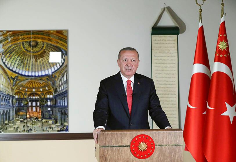 Islamist, nationalist outburst from Erdogan on Hagia Sophia