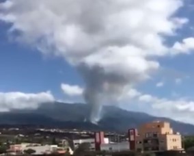 Εξερράγη ηφαίστειο στο νησί Λα Πάλμα της Ισπανίας