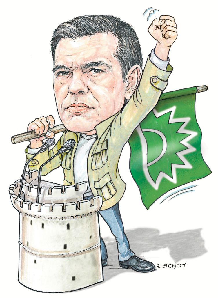 To σκίτσο της Έφης Ξένου για τα ΝΕΑ Σαββατοκύριακο