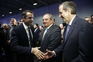 Μητσοτάκης- Καραμανλής- Σαμαράς  μαζί