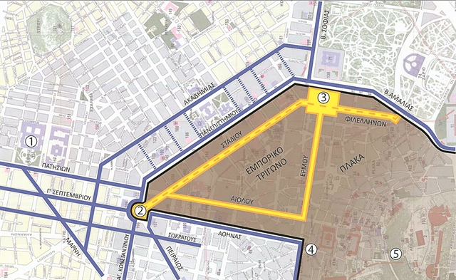Η παλιά (νέα) πεζοδρόμηση της Σταδίου