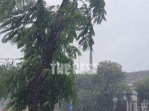 Η «Αθηνά» έφτασε και στην Πάτρα – Βροχή, χαλάζι, πτώση δέντρων και προβλήματα