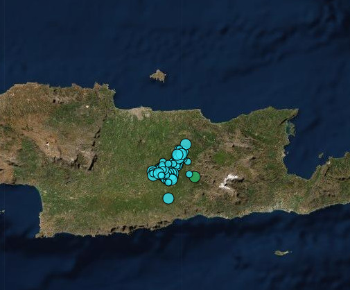 Νέος σεισμός τώρα στο Αρκαλοχώρι στην Κρήτη