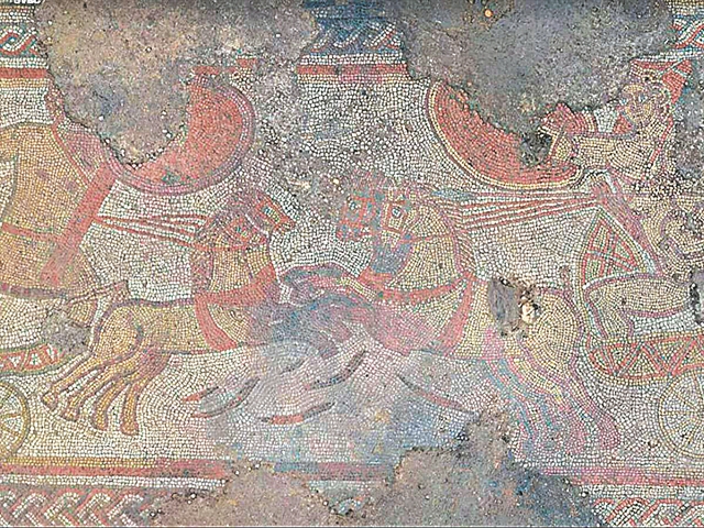 Η μονομαχία Αχιλλέα και Εκτορα σε ένα ψηφιδωτό-θησαυρό