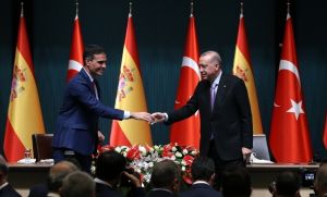 Greece accuses Sanchez of ignoring EU decisions after agreement to sell aircraft carrier to Turkey