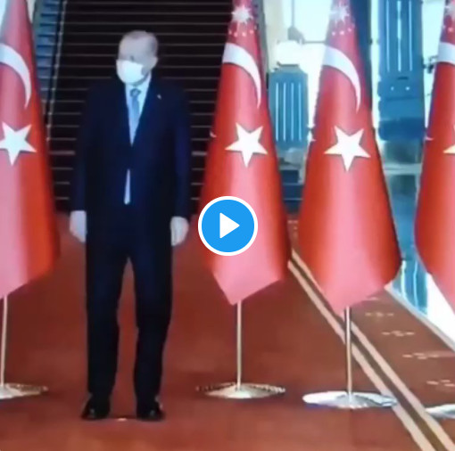Αποκαλυπτικό βίντεο για τον Ερντογάν – Με δυσκολία σέρνει τα πόδια του…