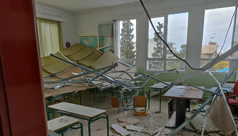 Θεσσαλονίκη – Εισαγγελική παρέμβαση για την κατάρρευση της ψευδοροφής σε δημοτικό σχολείο
