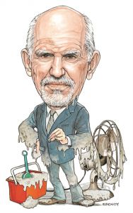 Λάσπη στον ανεμιστήρα