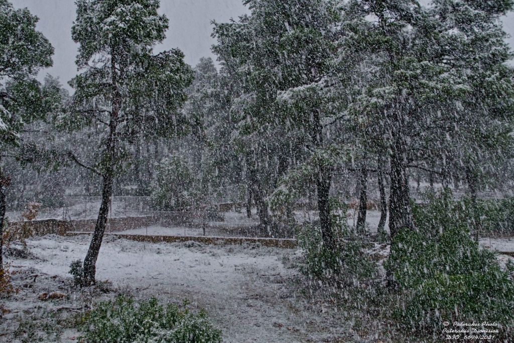 Κακοκαιρία – Πυκνά χιόνια σε πολλές περιοχές της χώρας και διακοπές κυκλοφορίας