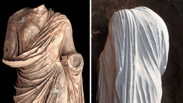 Επίδαυρος – Οι βροχές αποκάλυψαν άγαλμα απείρου κάλλους | tanea.gr