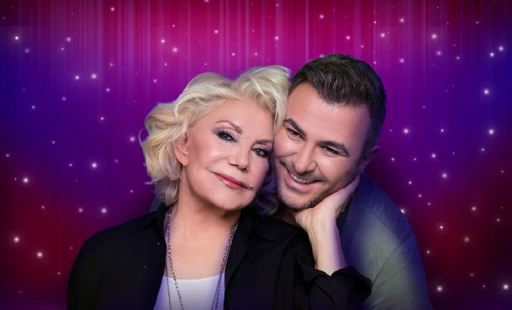 Χριστούγεννα στο MEGA – Ο Αντώνης Ρέμος υποδέχεται την Μαρινέλλα