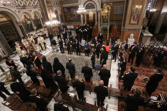 Δοξολογία για τη νέα χρονιά στη Μητρόπολη Αθηνών παρουσία της πολιτειακής και πολιτικής ηγεσίας