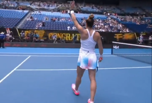 Αποθεώθηκε η Σάκκαρη στη Μελβούρνη