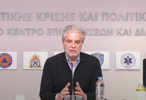 Κακοκαιρία «Ελπίδα»: Δείτε live τις ανακοινώσεις Στυλιανίδη και Οικονόμου