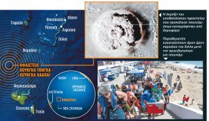 Τρόμος στον Ειρηνικό από την έκρηξη του ηφαιστείου