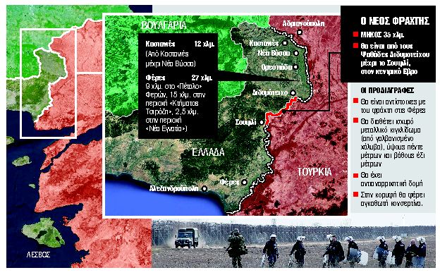 «Αυστηρή, πλην δίκαιη» πολιτική φύλαξης των συνόρων