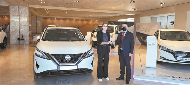Με Nissan Qashqai η αθλήτρια Αννα Ντουντουνάκη