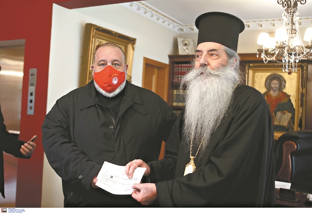 Πάντα αρωγός στο έργο της Μητρόπολης Πειραιά