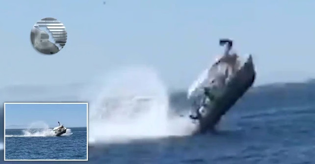 Τουρίστες εκτοξεύτηκαν στον αέρα όταν το πλοίο τους χτύπησε μια… φάλαινα