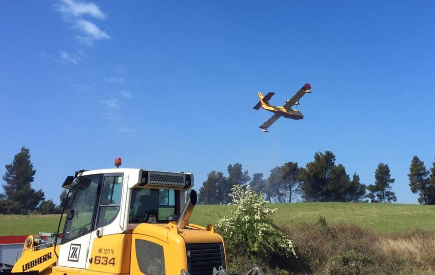 Χαλκιδική: Καλύτερη η εικόνα στα πύρινα μέτωπα στην Μόλα Καλύβα