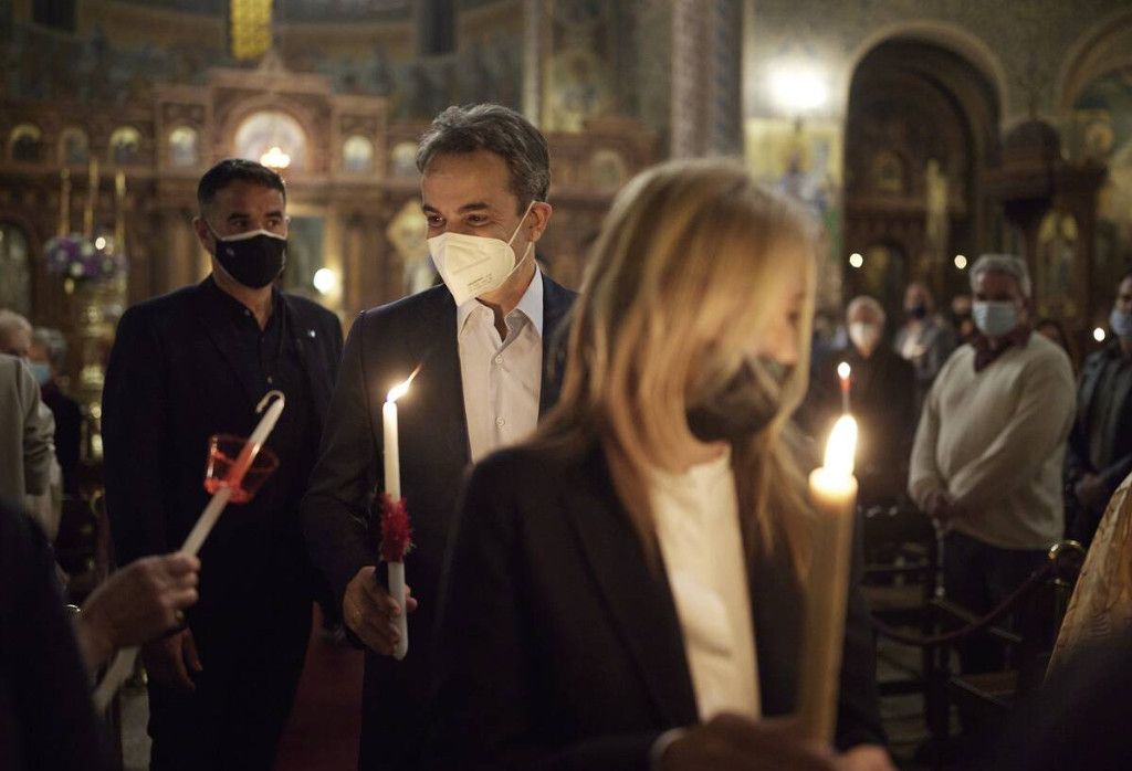 Κυριάκος Μητσοτάκης: Ανάσταση στις Κορακιές Χανιών