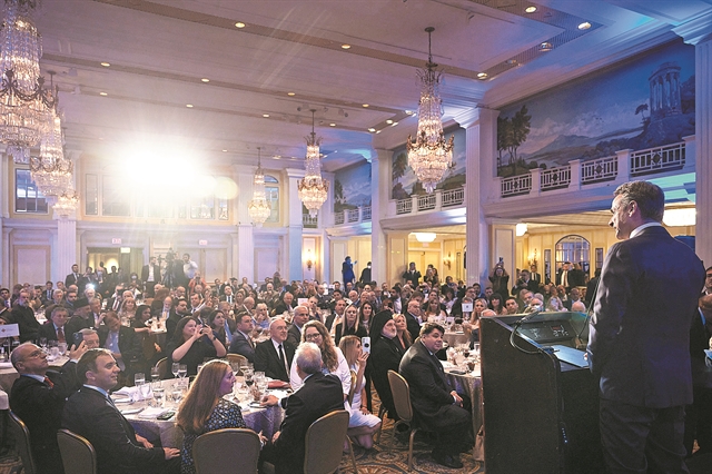 Ολα τα flash στο δείπνο της ελληνικής ομογένειας για τον Κυριάκο