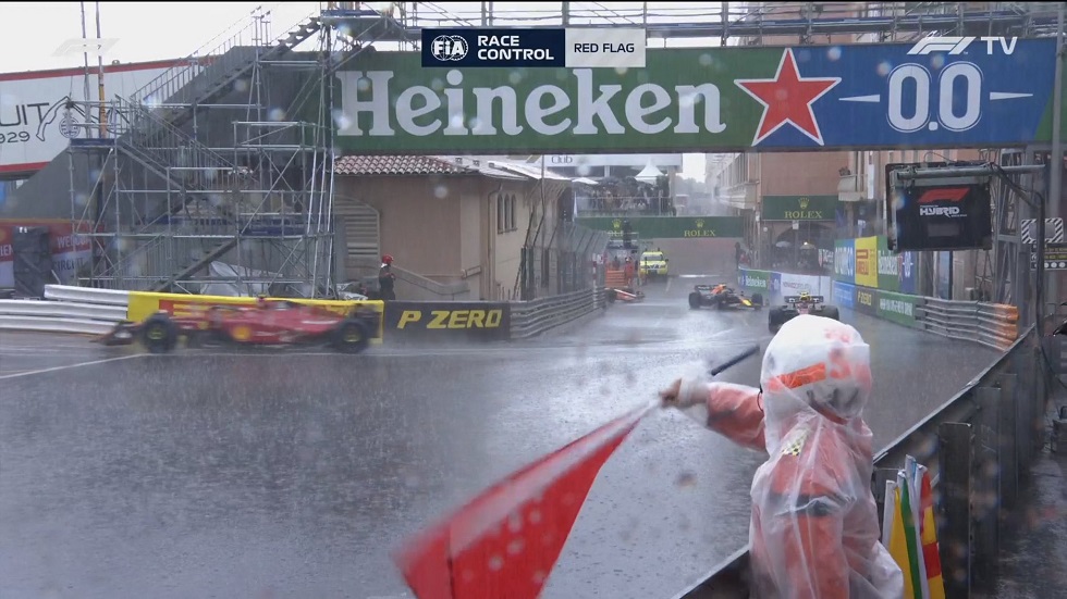 Διακόπηκε το Grand Prix του Μονακό λόγω κακοκαιρίας