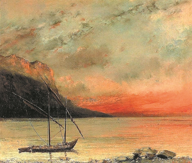 Το ηλιοβασίλεμα του Courbet και η καλή μουσική…