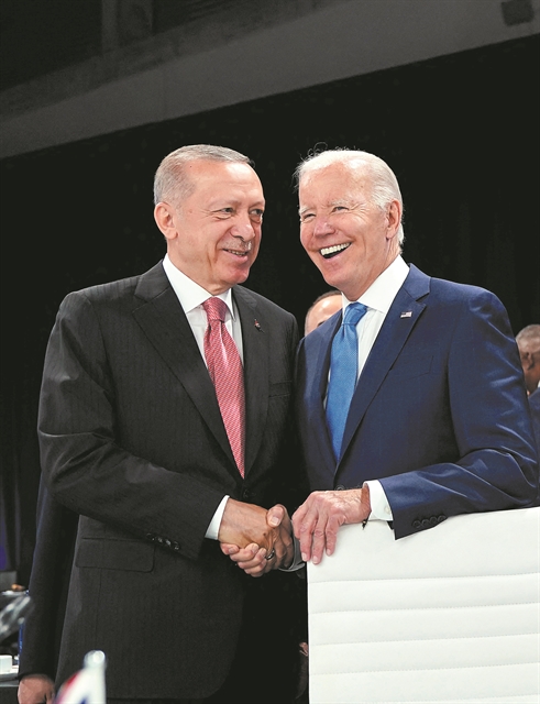 Φιλοφρονήσεις με φόντο τα F-16