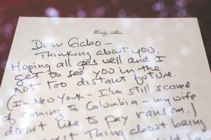 Γράμματα στον Μάρκες από διάσημους φίλους του