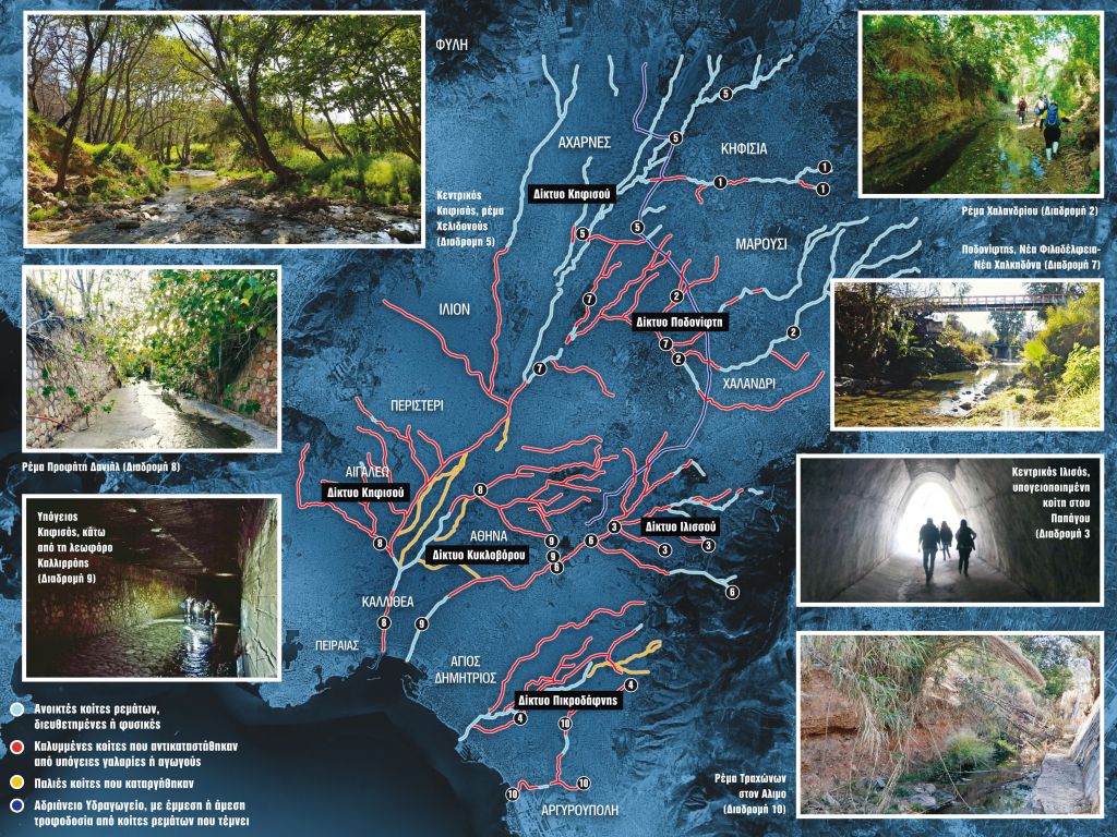 Γνωρίζοντας τα ρέματα της Αθήνας