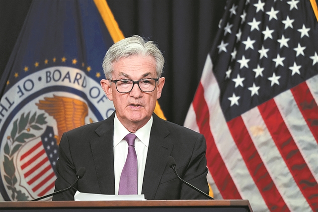 Νέα αύξηση επιτοκίων κατά 75 μονάδες βάσης