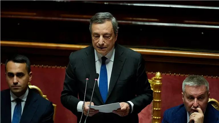 Ιταλία: Προς το προεδρικό μέγαρο ο Ντράγκι για να υποβάλει την παραίτησή του | tanea.gr