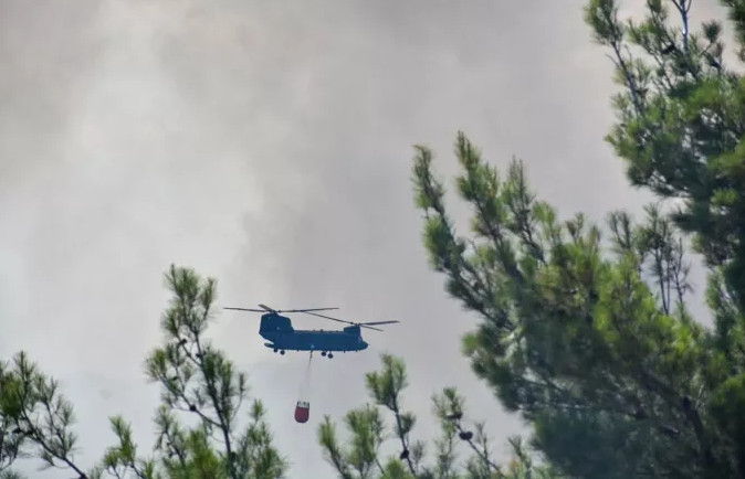 Φωτιά στον Εβρο: Μεγάλη μάχη στο νοτιοδυτικό μέτωπο