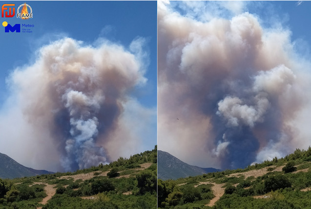 Ανεξέλεγκτη πυρκαγιά στο Πόρτο Γερμενό – Δύσκολη κατάσταση σε Κόρινθο και Άραξο