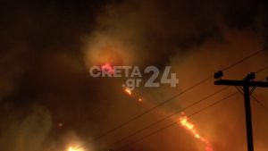 Φωτιά στο Ρέθυμνο: Εκκενώνονται και άλλοι οικισμοί