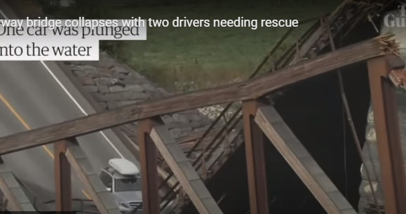 Νορβηγία: Γέφυρα κατέρρευσε την ώρα που περνούσαν οχήματα - Διασώθηκαν δύο οδηγοί | tanea.gr