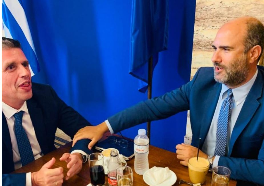 Το «πηγαδάκι» με Καιρίδη, Καραμανλή και Μαρκόπουλο